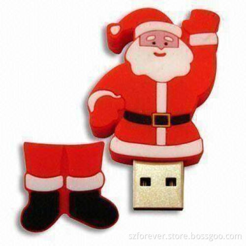 Christmas Gift USB Flash Disk with 12Mbps Reading Speed and 6Kbps Writing Speed
